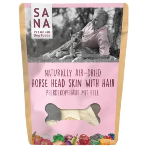 Sanadog hobuse peanahk karvadega naturaalselt õhkkuivatatud 350 g
