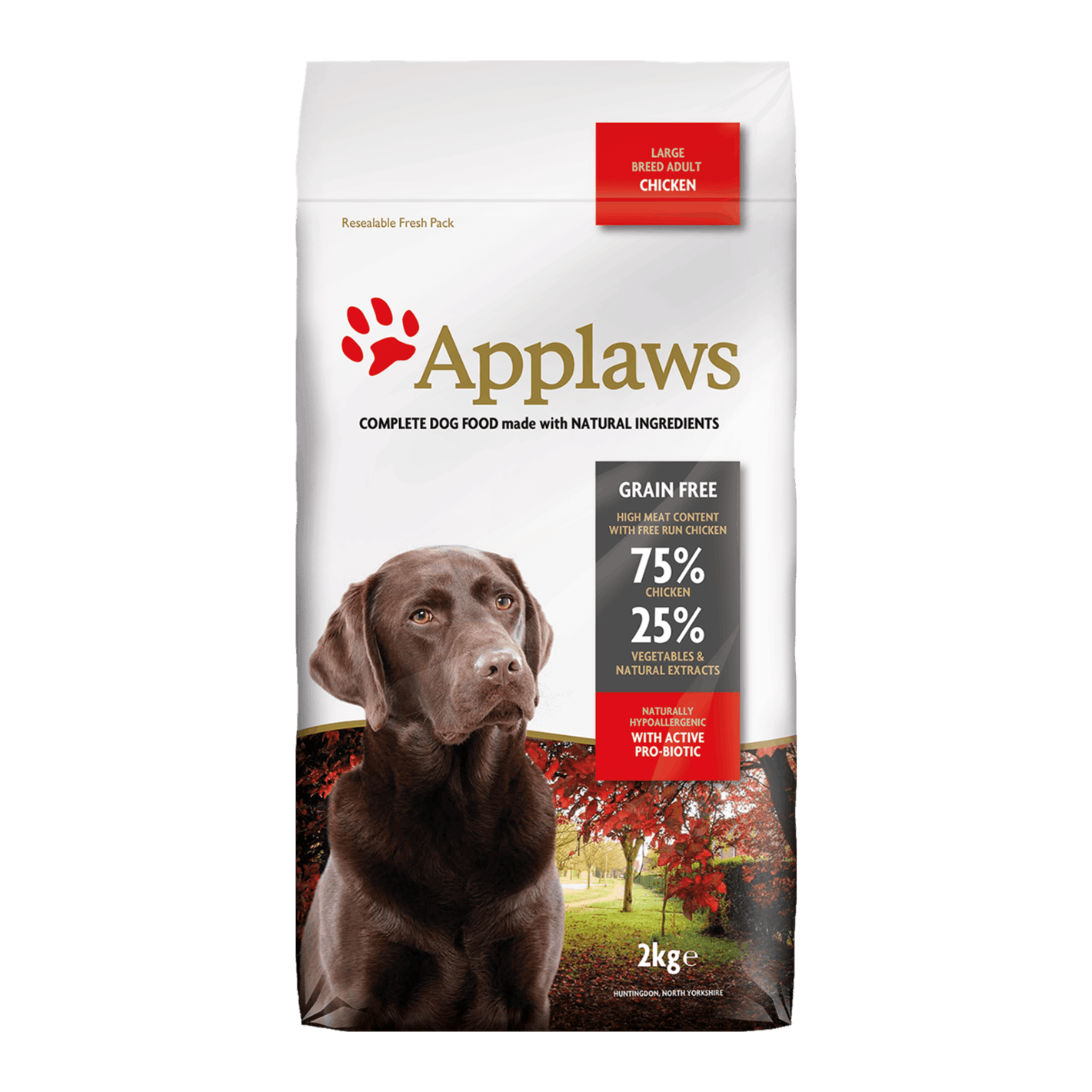 Applaws koeratoit suurele koerale kanaga