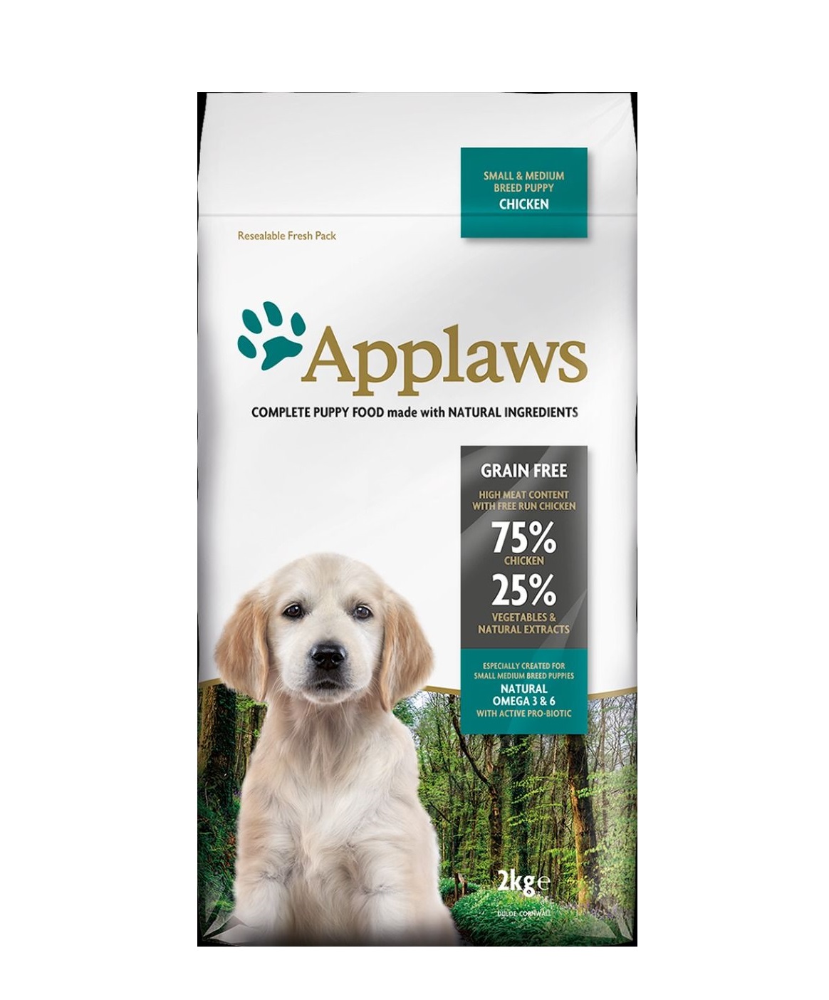 Applaws kutsikatoit väiksele ja keskmisele kutsikale kanaga