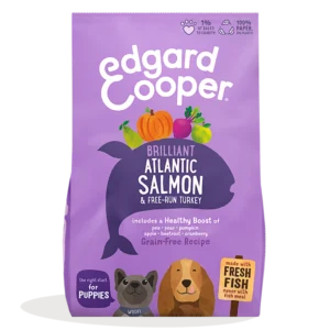 Edgard Cooper kutsikatoit vabapidamise kalkuni ja lõhega 700 g & 2.5 kg