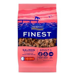 Fish4Dogs koeratoit lõhega – väike graanul 1.5 kg, 6 kg & 12 kg