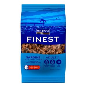 Fish4Dogs koeratoit sardiiniga – väike graanul 1.5 kg & 6 kg