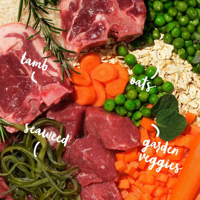 Barking Heads koeratoit lambaga 2 kg & 12 kg koostis