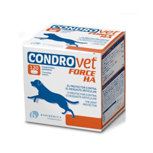 🐾 Bioiberica Condrovet Force Ha närimistabletid koertele
🦴 Tugev tugi liigestele ja liikuvusele
Bioiberica Condrovet Force Ha on kvaliteetne täiendsööt suurt tõ